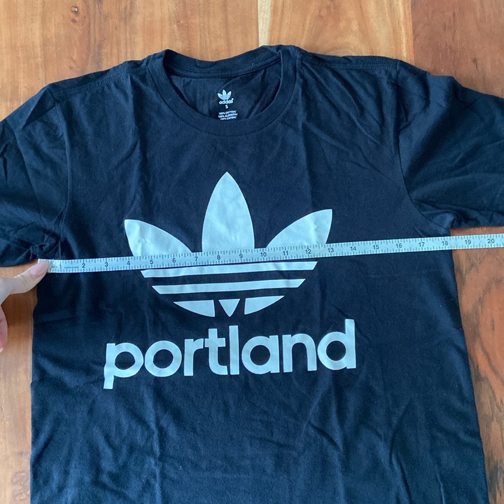 Men’s unisex adidas Portland graphic tee athletic athleisure Oregon PNW small - Picture 7 of 8
